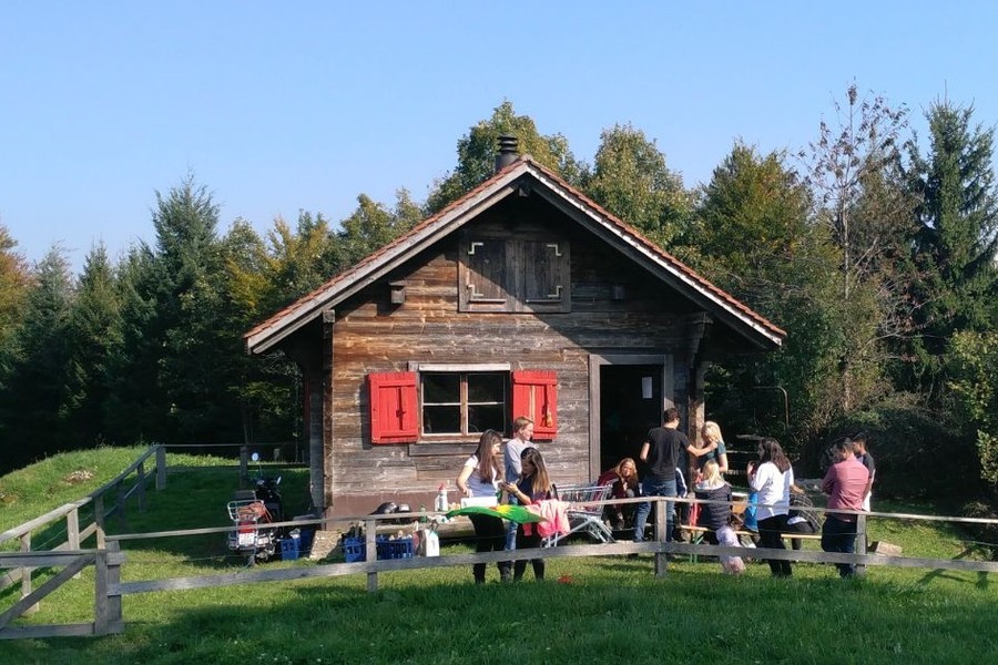 Junges Linkes Herbstlager auf dem Zugerberg